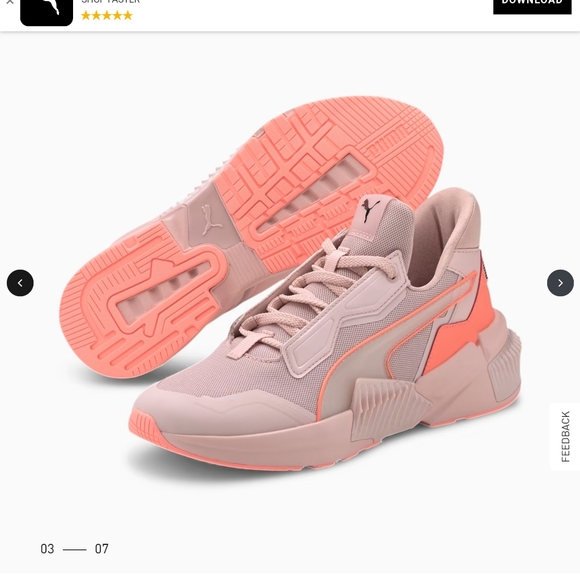 Gently used 9/10 condition size 9 puma runners - Picture 3 of 11